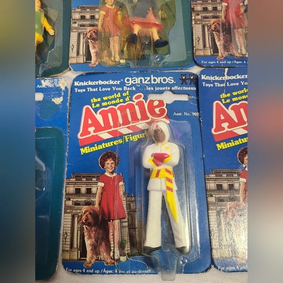 Set Of 9 1982 The World Of Annie Miniatures Knickerbocker - Picture 4 of 14